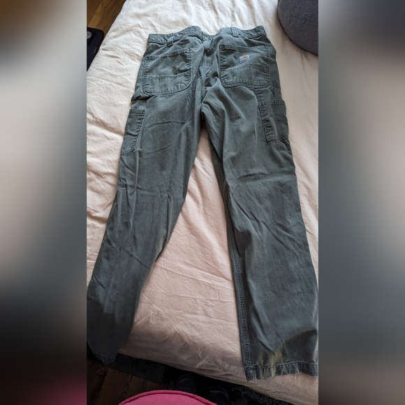 Carhartt Other - CARHARTT Canvas Work Jeans Men's Rugged Carpenter Pants Dungaree Size 36 x 32